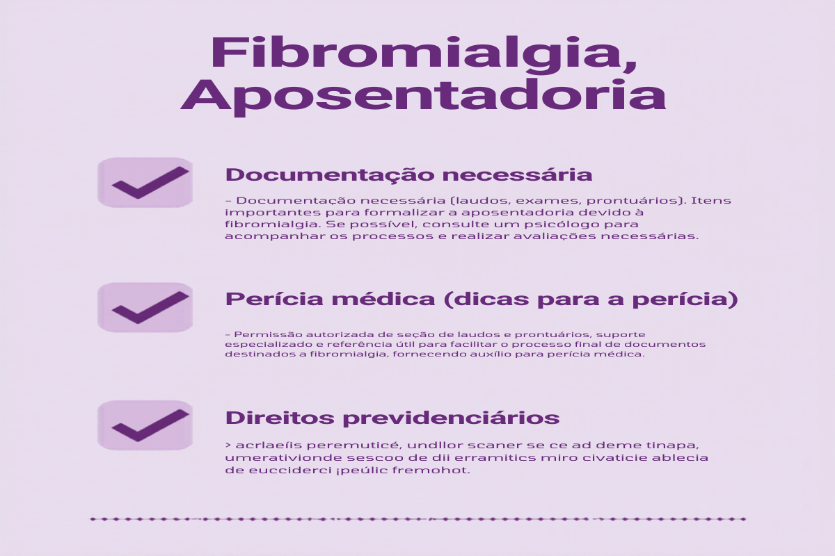 Aposentadoria por fibromialgia, direitos com a nova lei 2026