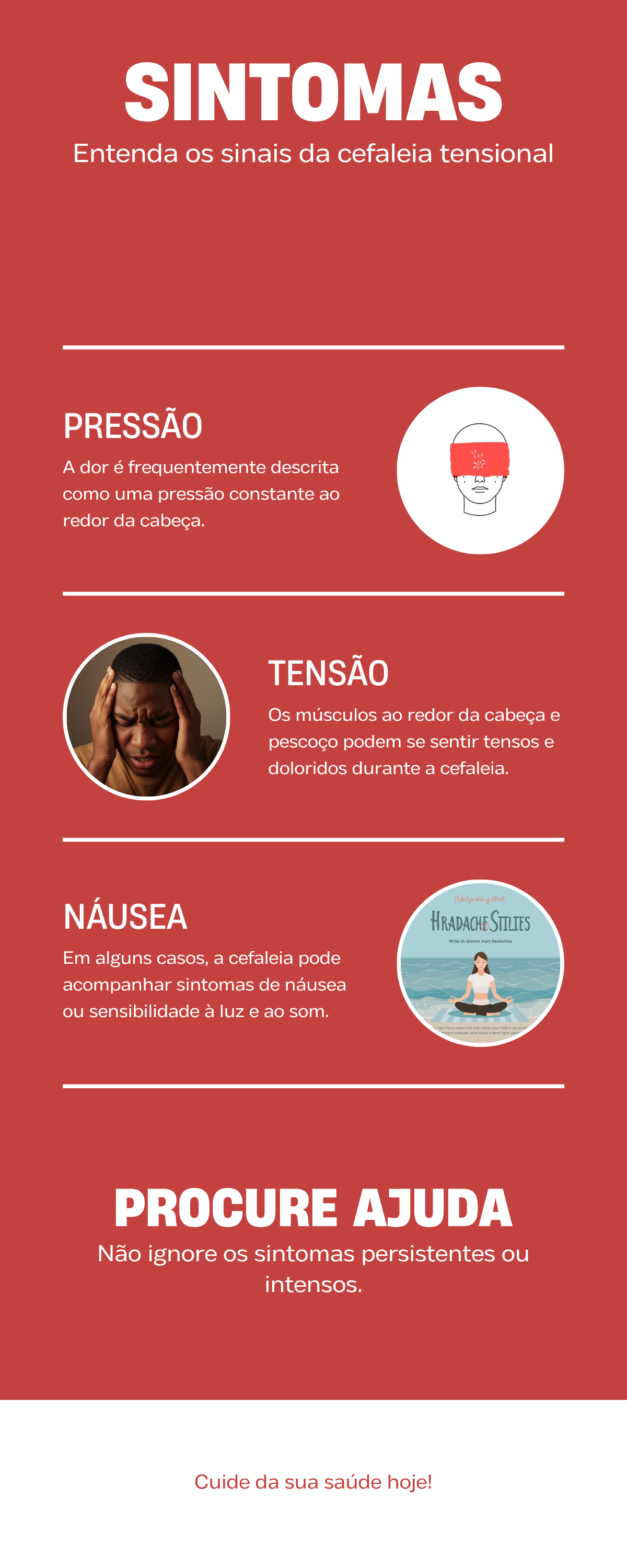 cefaleia tensional sintomas