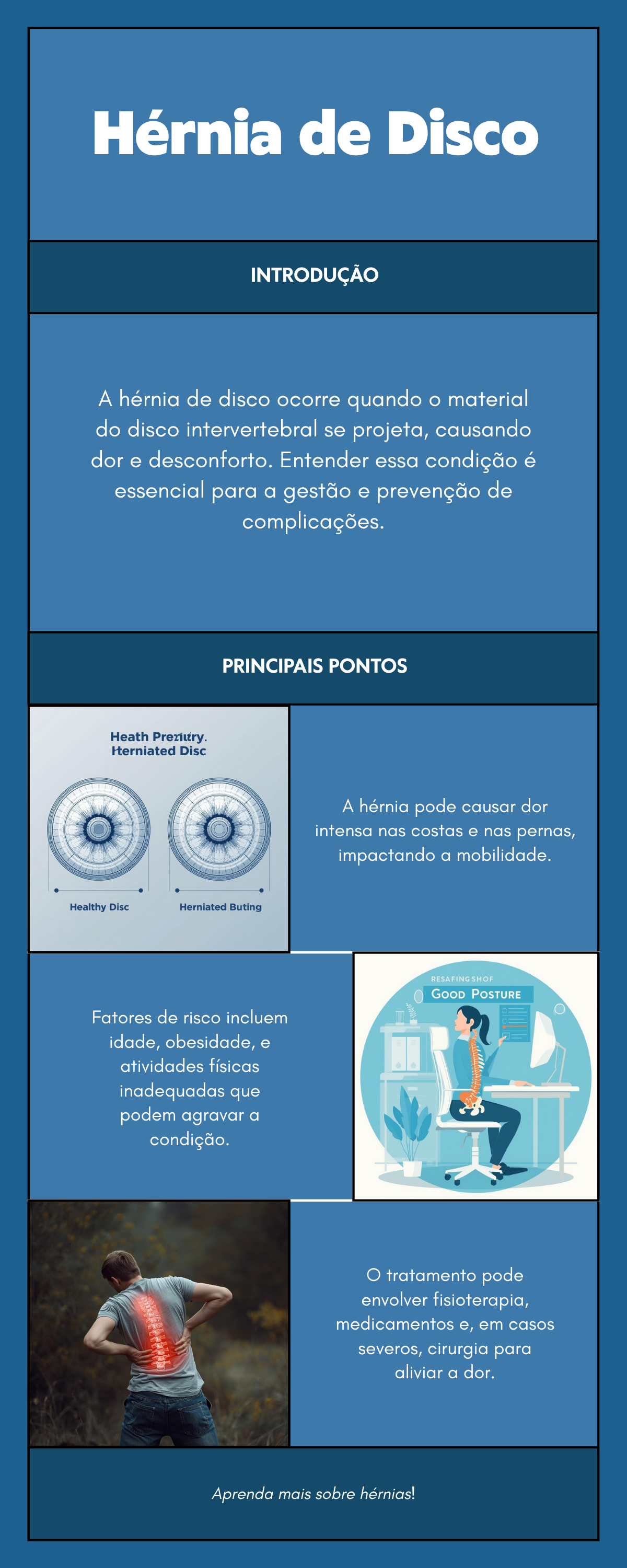 Hérnia de disco, o que é e como acontece na coluna