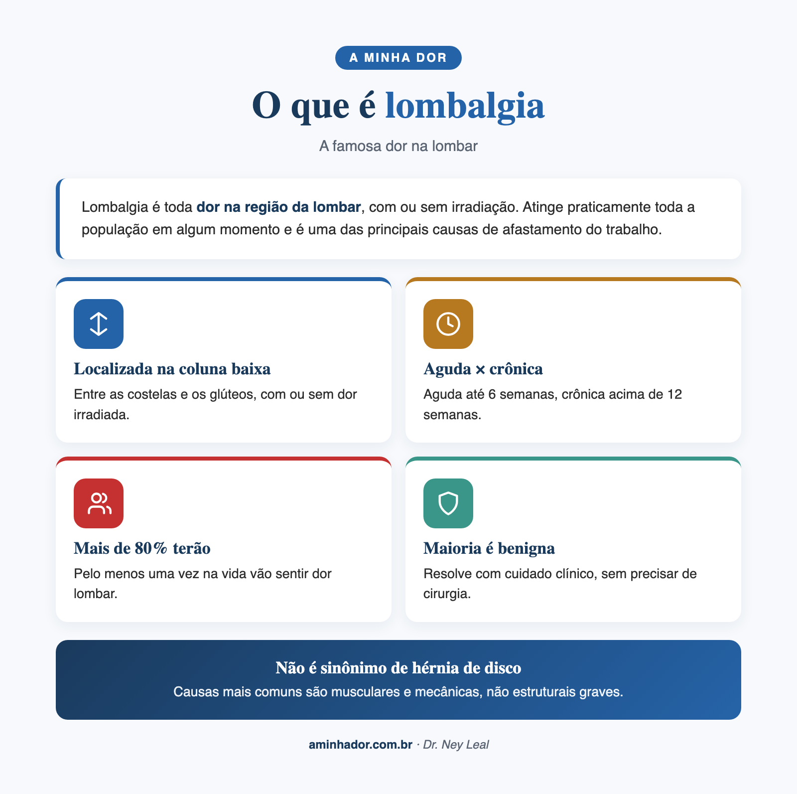 Lombalgia, anatomia da coluna lombar