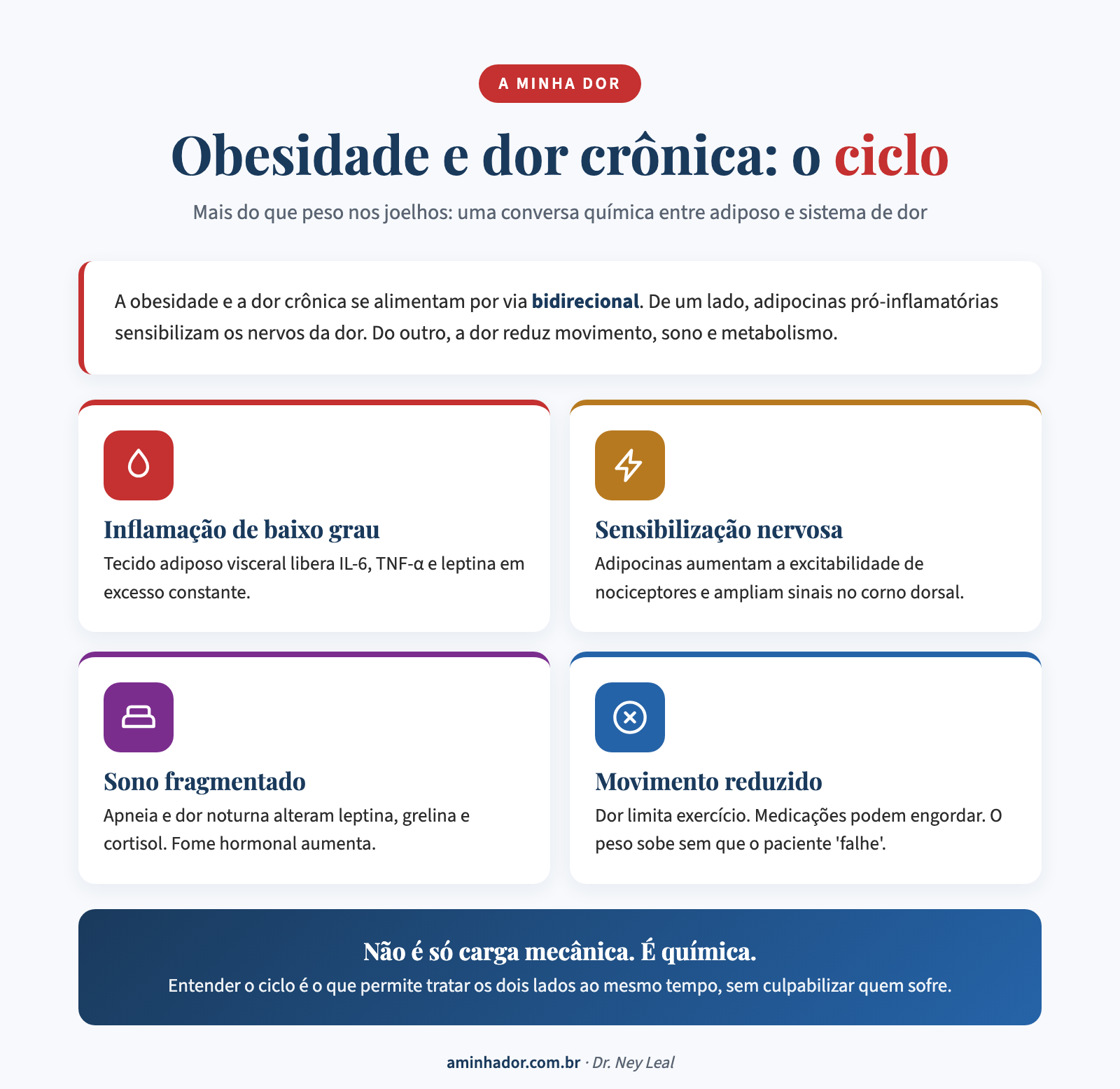 obesidade e dor crônica: o ciclo inflamatório